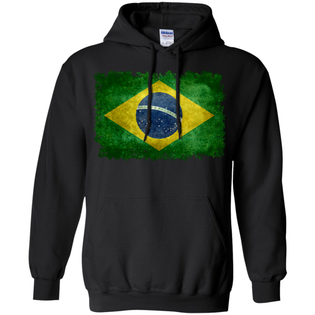 flag of brazil in vintage retro style T-Shirt
