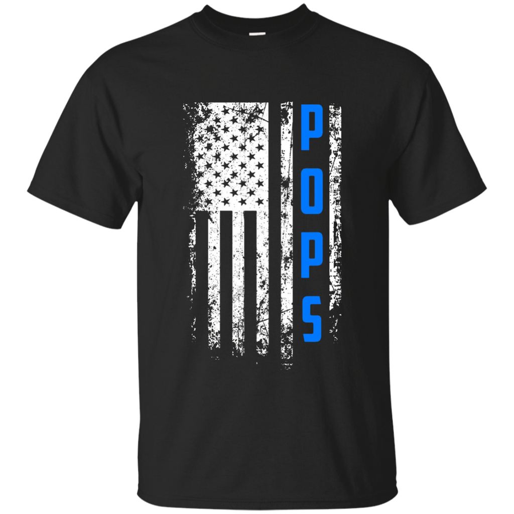 Father's Day Gift American Blue Pops flag t-shirt G200 Gildan Ultra Cotton T-Shirt