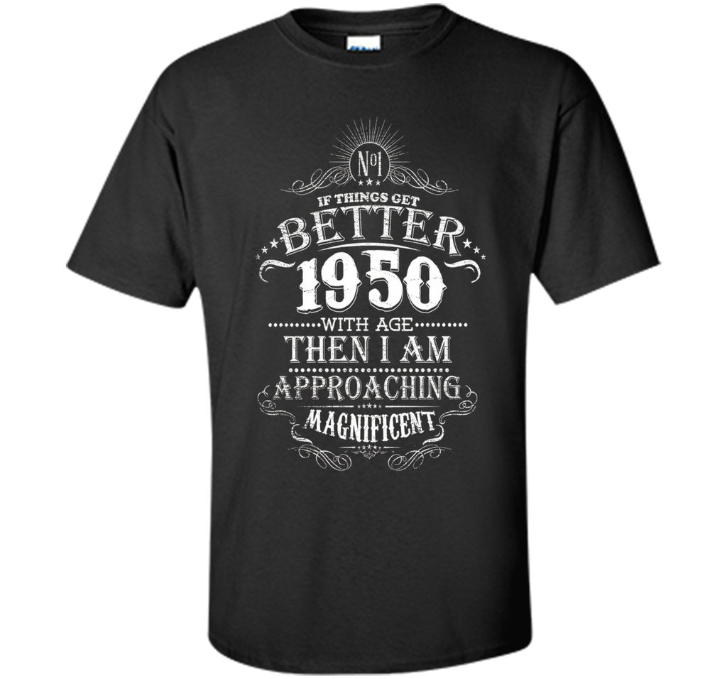 66th Years Old 1950 Vintage Awesome T-Shirt Gift Birthday