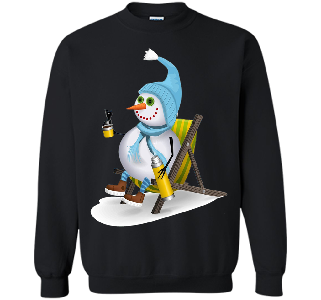 Snowman Camping T-Shirt