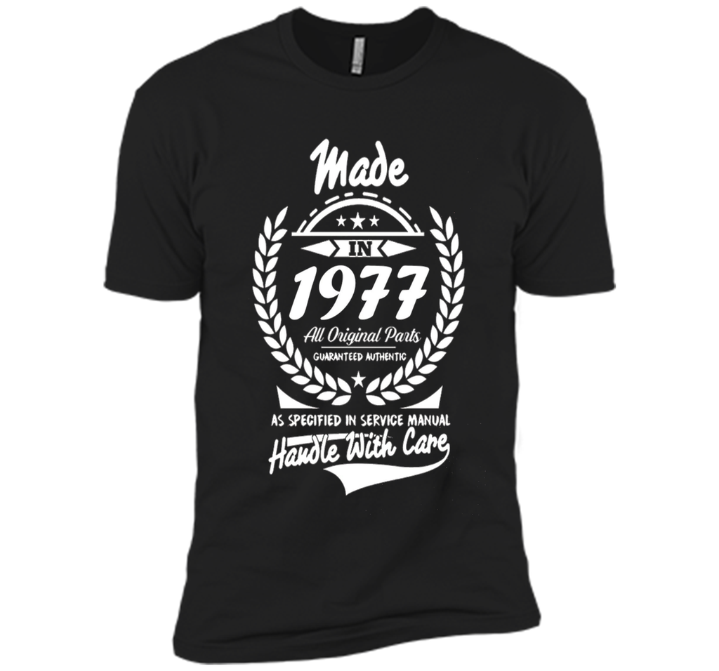 Made in 1977 tshirt 40th Birthday gift Tshirt