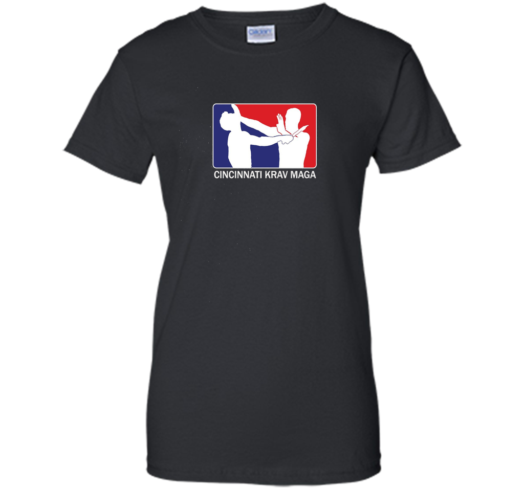 Cincinnati Krav Maga Red and Blue Logo T-Shirt