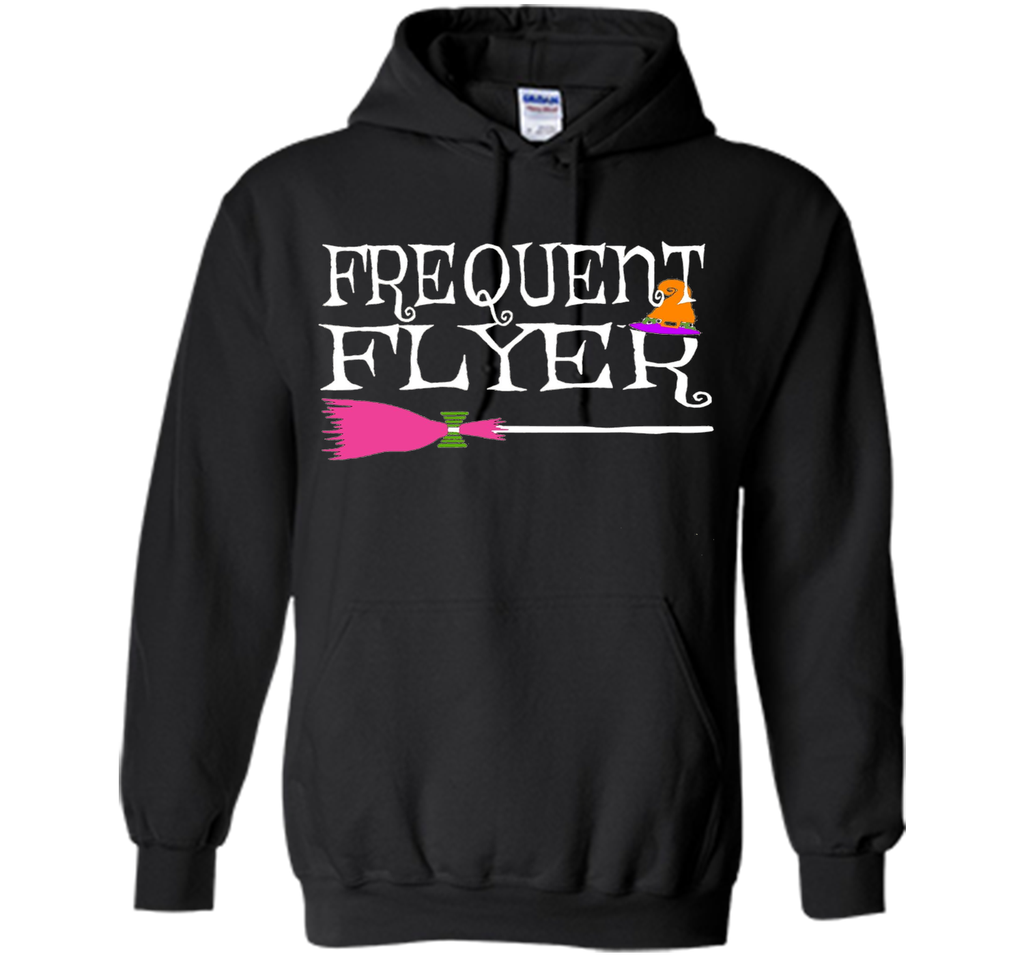 Frequent Flyer Witch Funny Cute Halloween T-Shirt