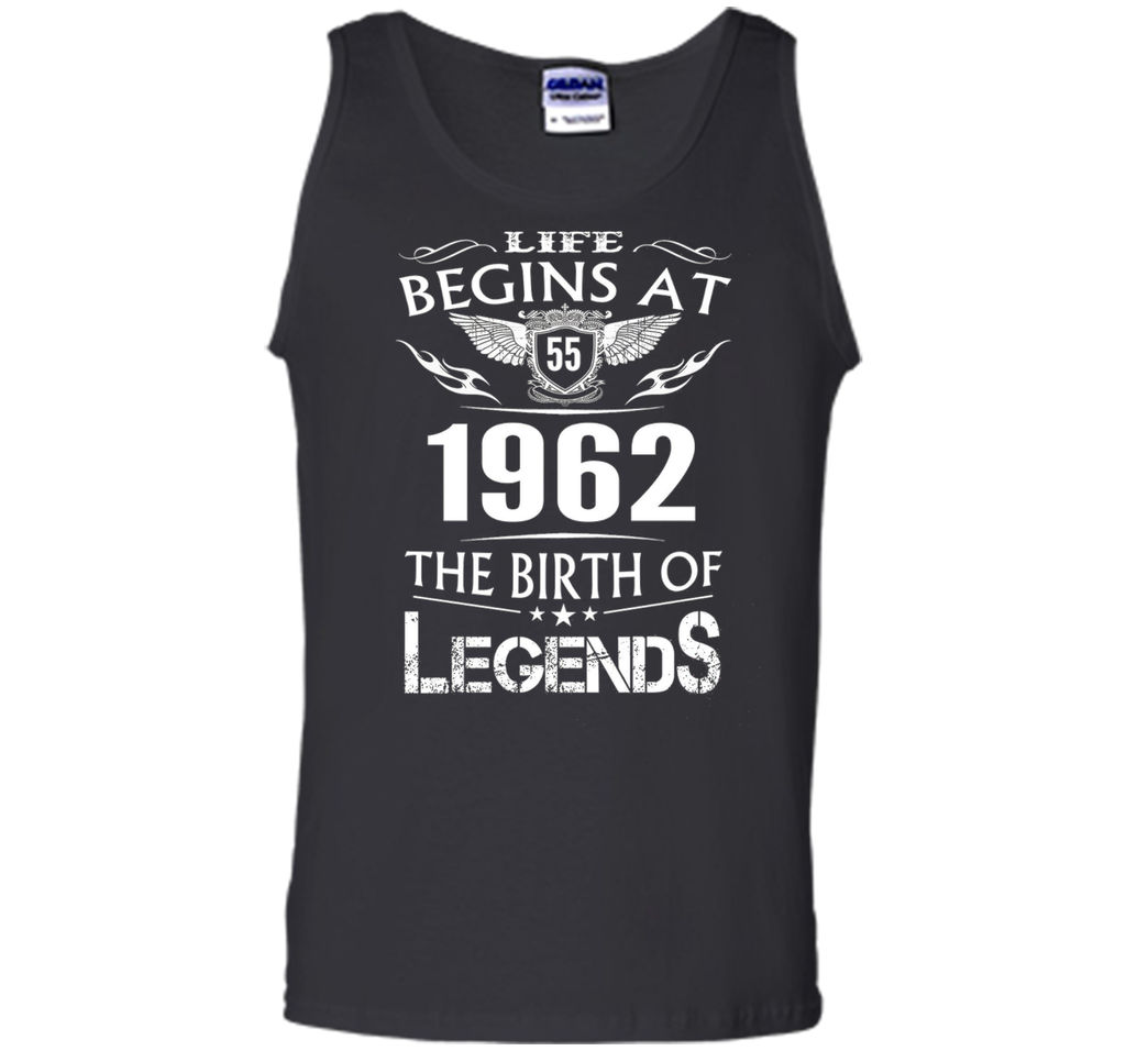 Life Begins At 55 1962 The Birth Of Legends T-Shirt cool shirt