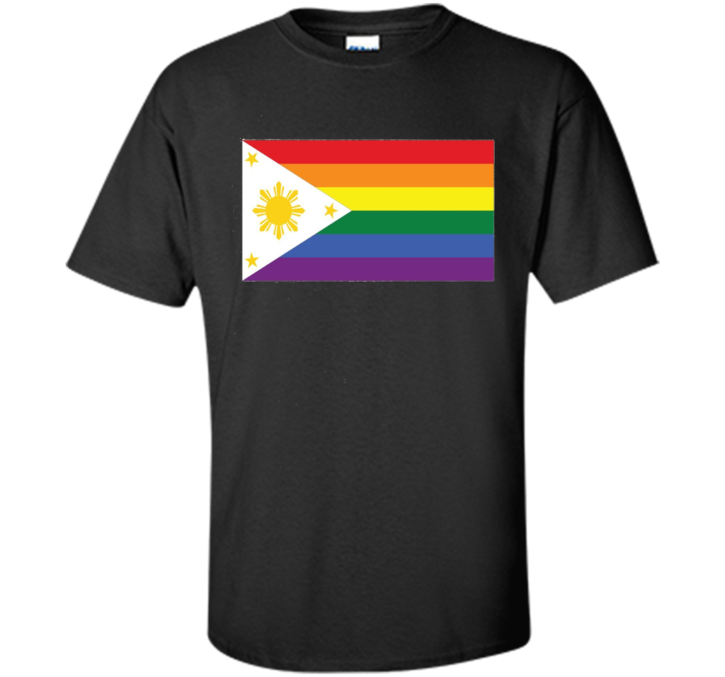 LGBT Gay Pride Rainbow Filipino Flag T-Shirt