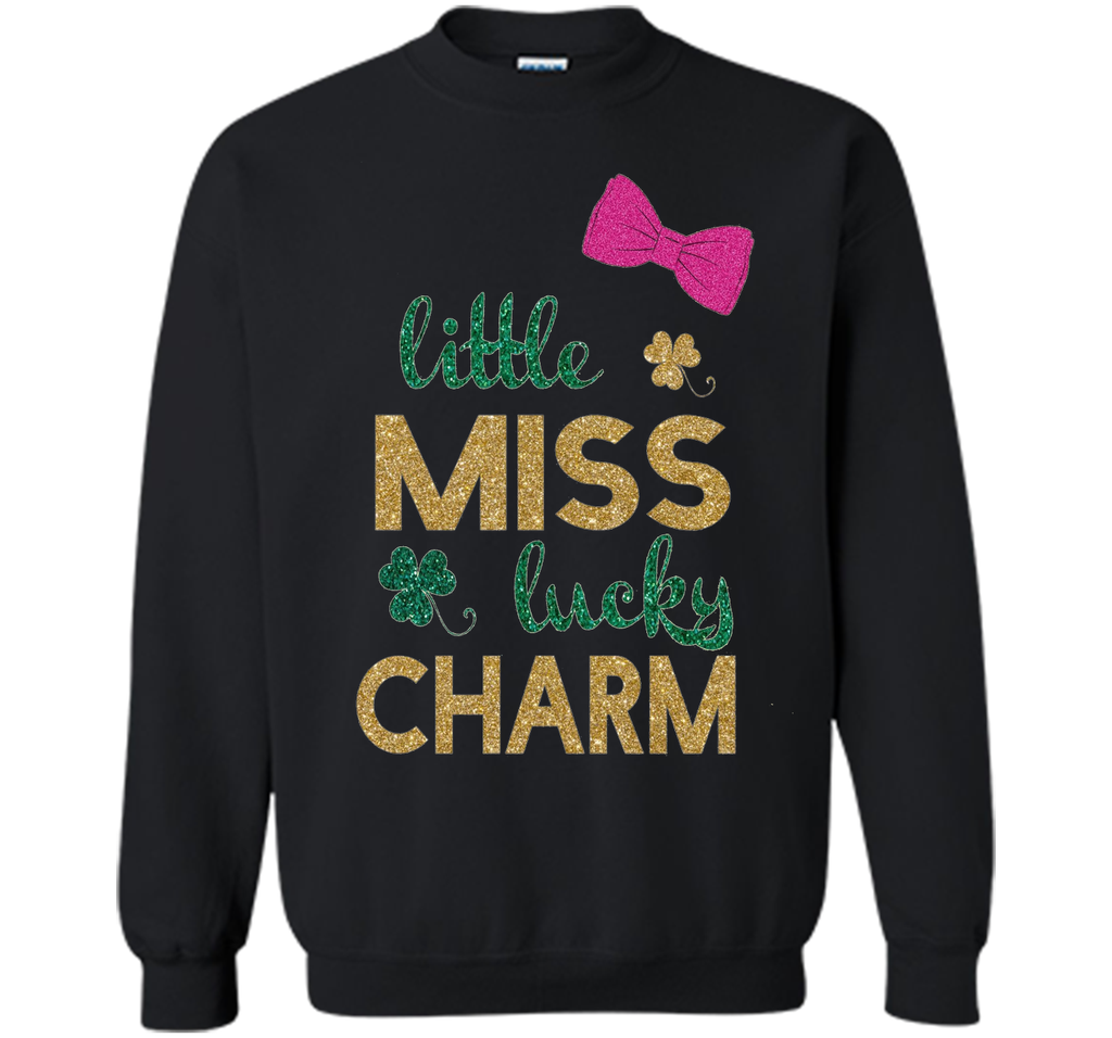 Little miss lucky charm st. patrick's day shirts for girls