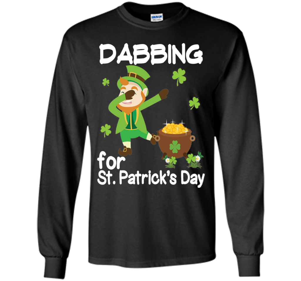 Leprechaun Dab Dabbing for St Patrick Day Pot of Gold Tshirt