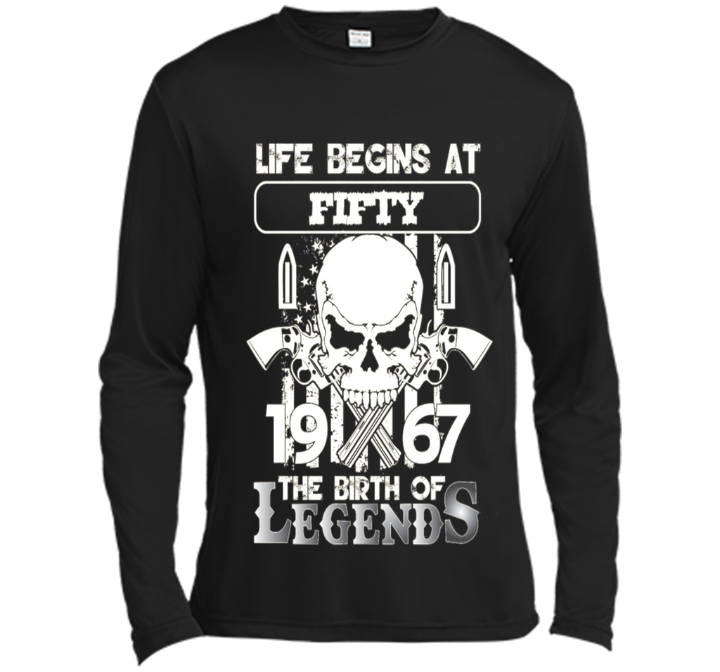 50th Birthday Gifts 1967 The Birth Of Legends T-Shirt