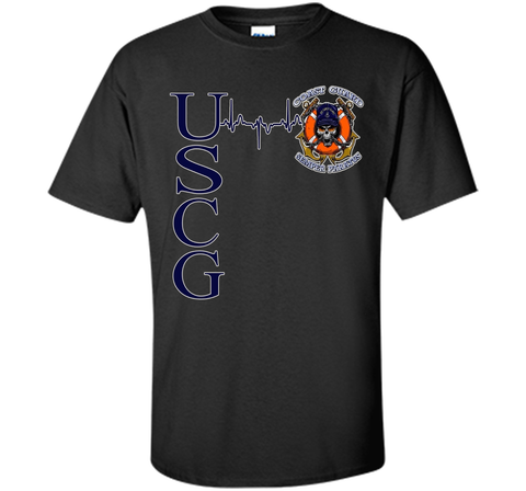 Coast Guard Heartbeat T-Shirt cool shirt