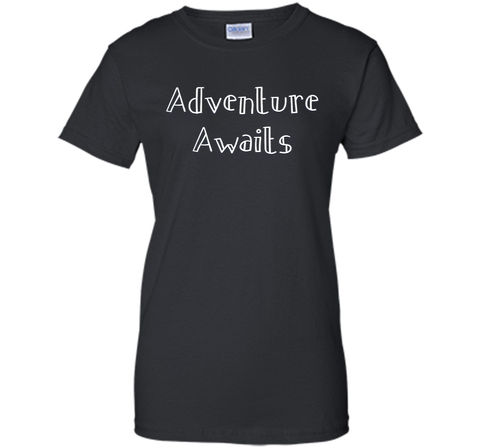 Adventure Awaits Motivational Hiking T Shirt