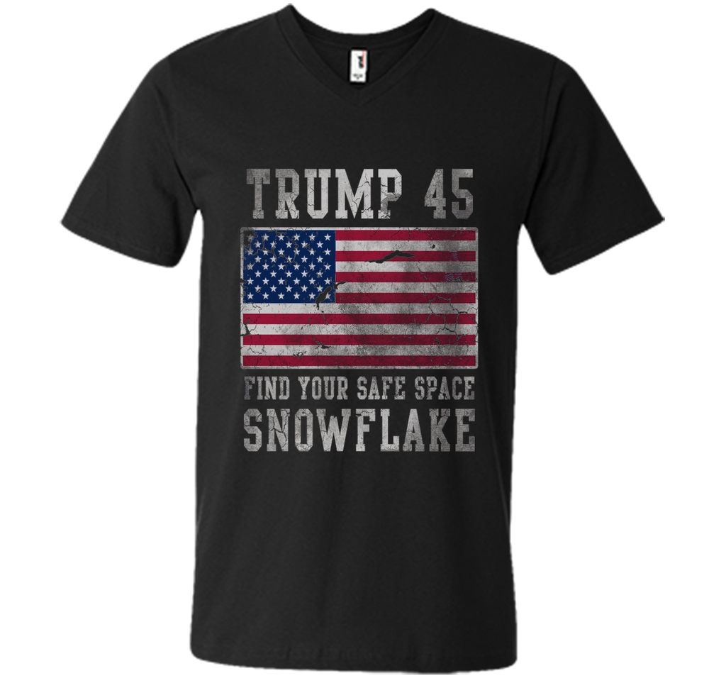 Trump 45 Find Your Safe Space Snowflake Shirt