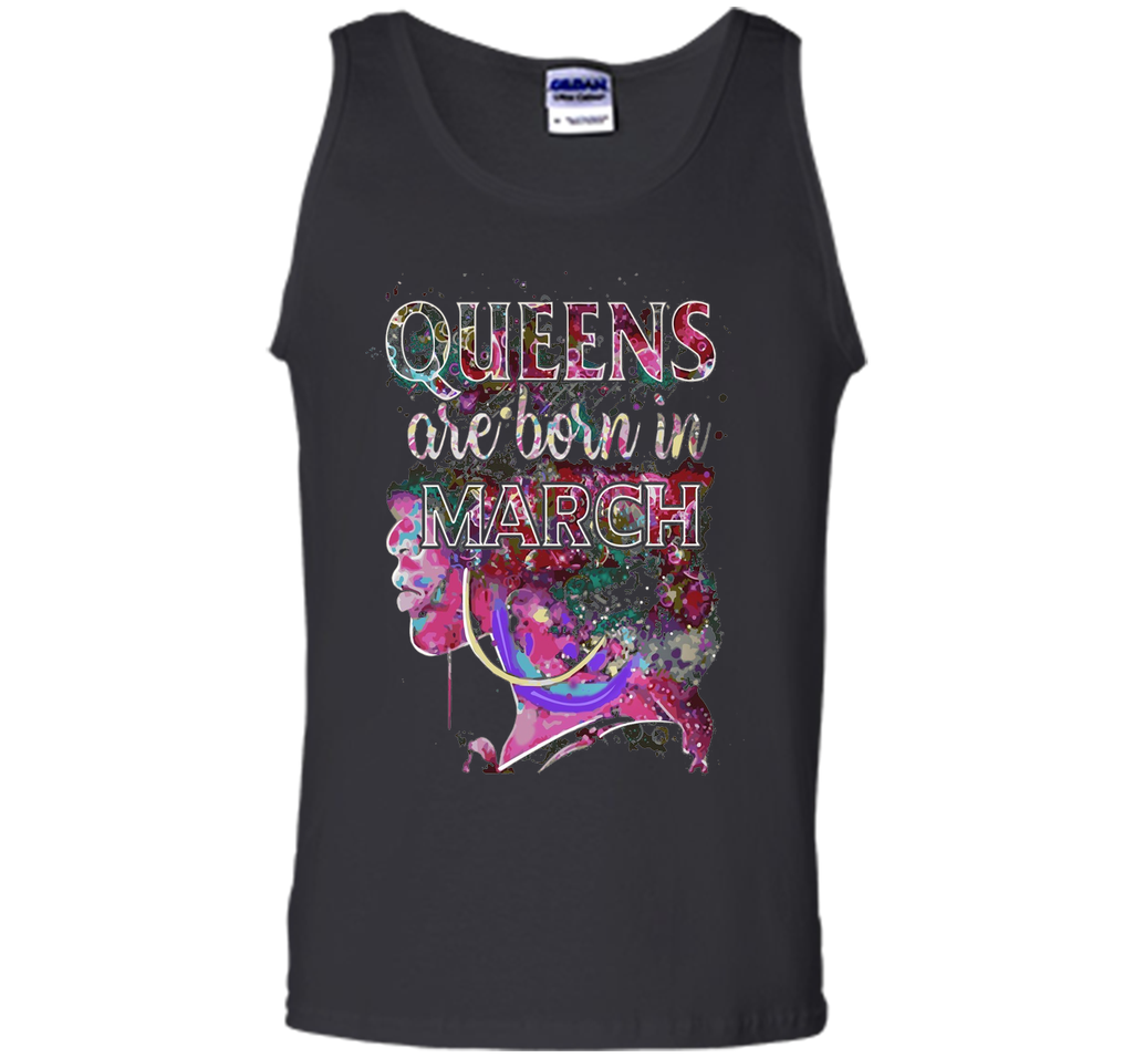 March Queens, Colorful Birthday T-Shirt