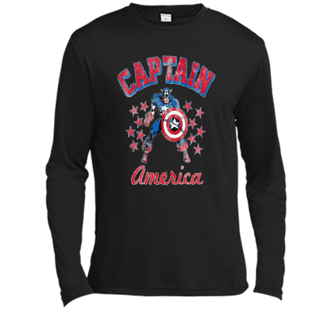 Classic Captain America Stars Graphic T-Shirt