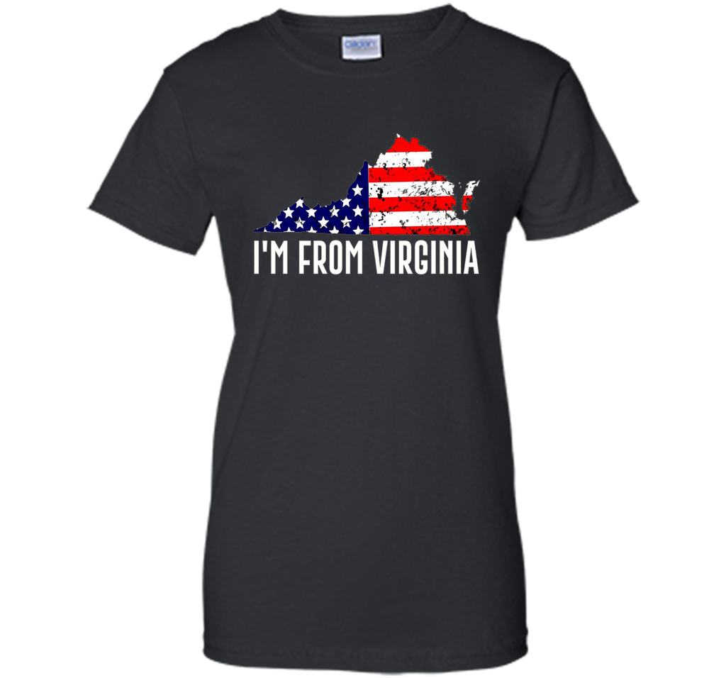 Proud of Virginia USA flag Independence day Tee