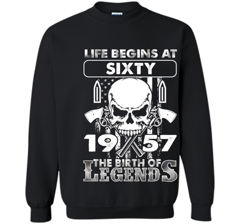 60th Birthday Gifts 1957 The Birth Of Legends T-Shirt cool shirt