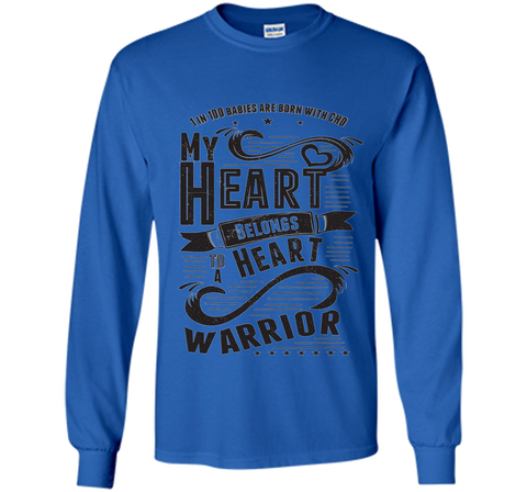 CHD Shirts - My Heart Belongs To A Heart Warrior T-Shirt