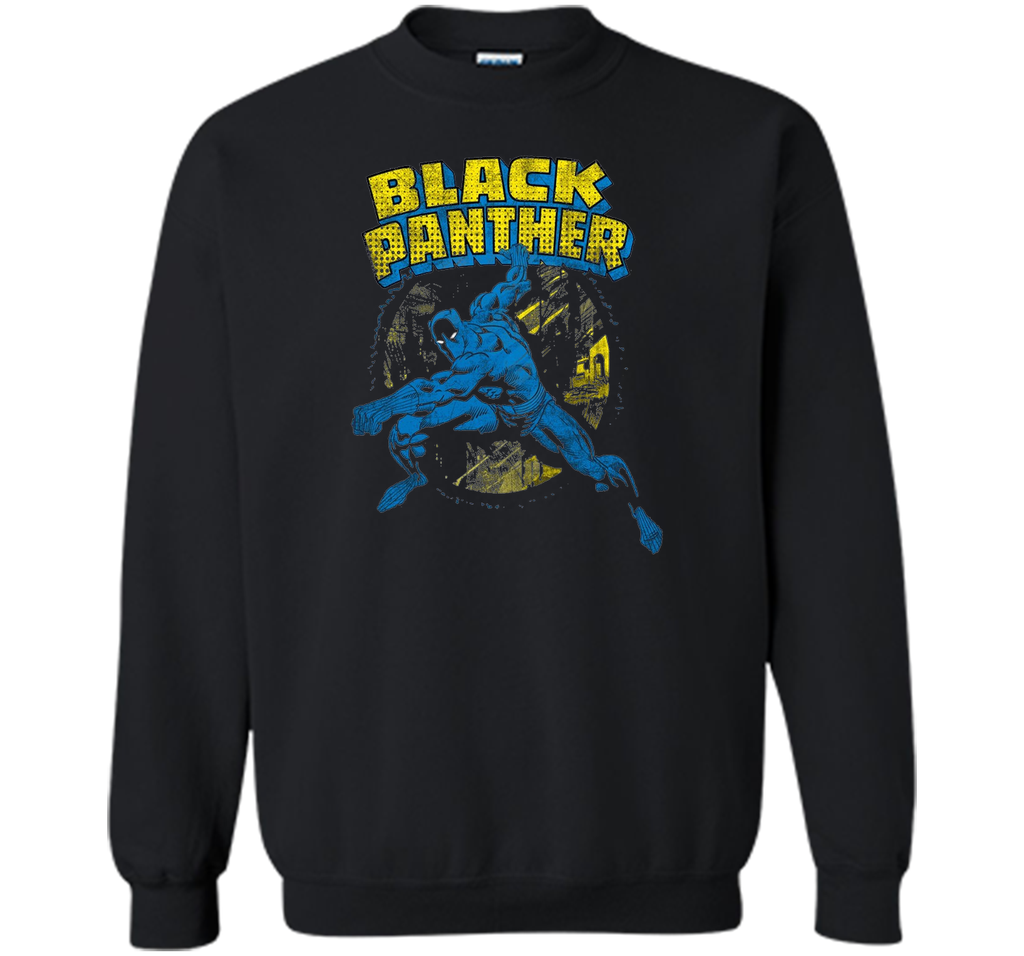 Black Panther Retro Graphic T-Shirt