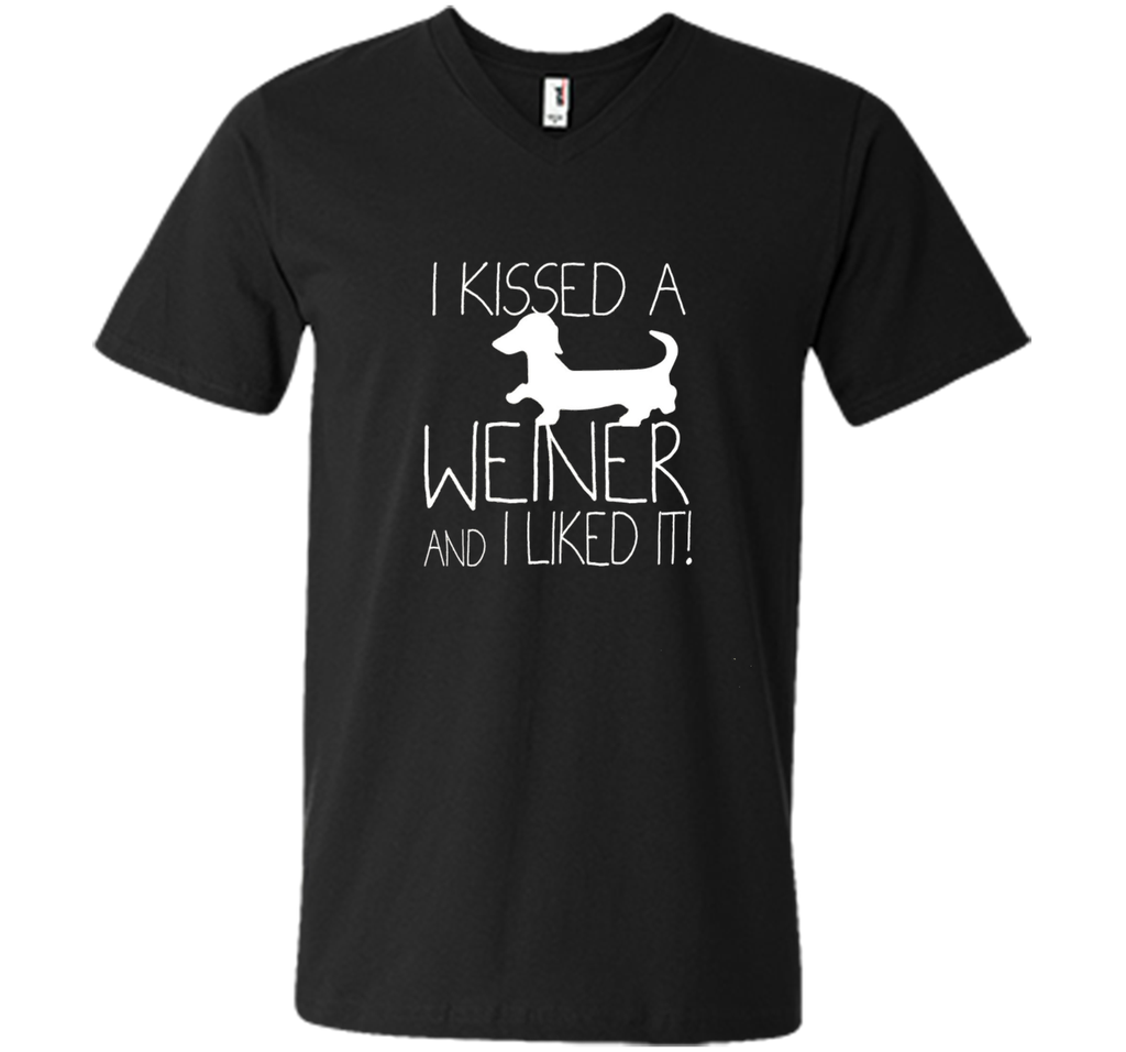 I Kissed A Weiner And I Liked It, Wiener Dog Dachshund Shirt