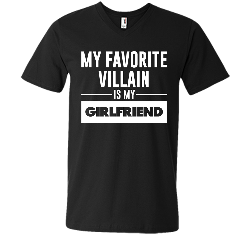 My Favorite Villain is My Girlfriend Funny Graphic T-shirt T-Shirt