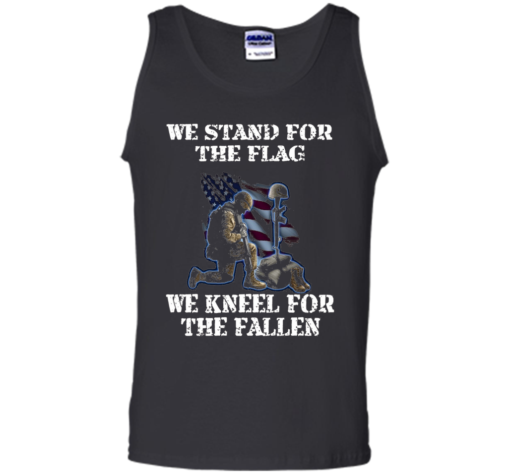 We Stand For The Flag We Kneel For The Fallen T-Shirt