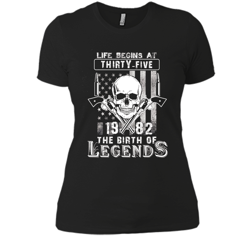 Life Begins At Thirty Five The Birth Of Legends cool shirt