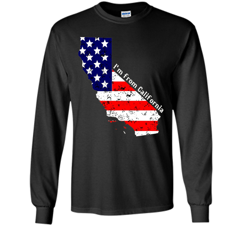 Proud of California-US flag Independence day Tshirt
