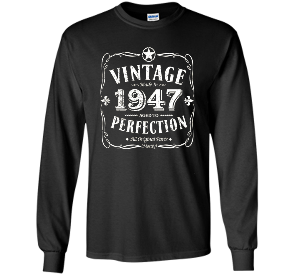 Vintage Made In 1947 Birthday Gift Idea T Shirt