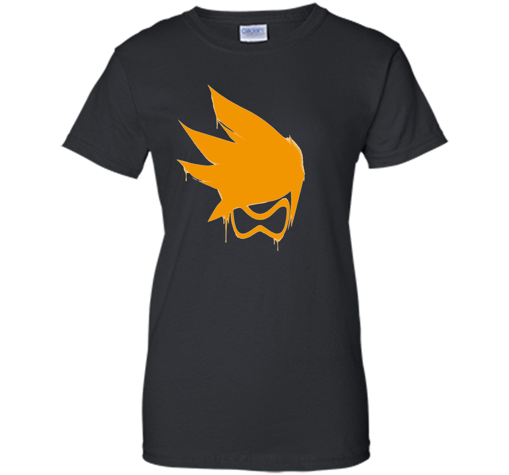 Overwatch Tracer Orange Spray Tee Shirt
