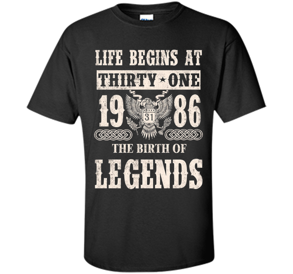 Life Begin At Thirty-One 1986 T Shirt