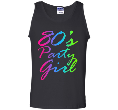 80s Party Girl Neon Retro Halloween Costume 1980s T-Shirt