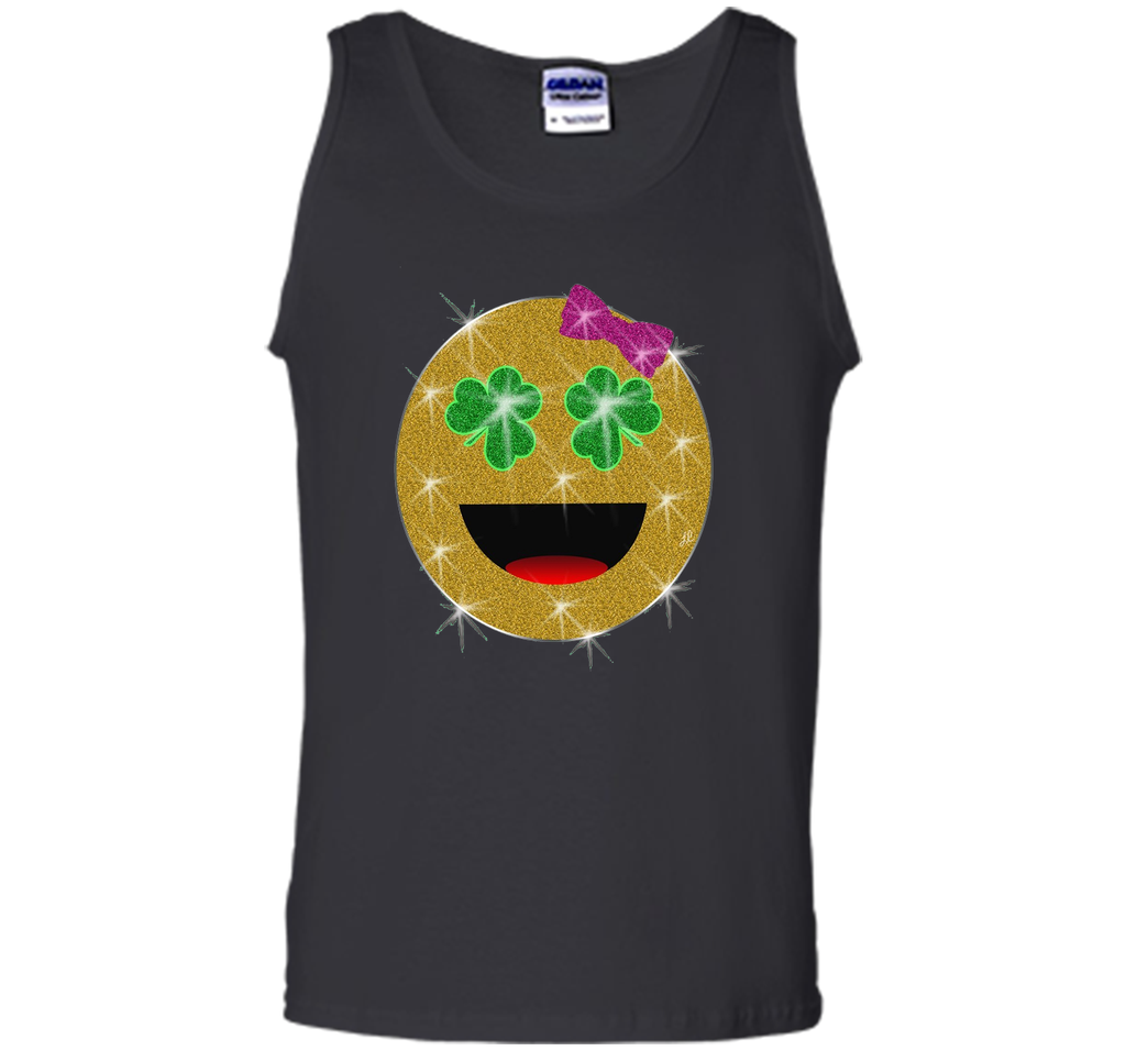 St. Patrick's Day Emoji T-Shirt for Girls and Women