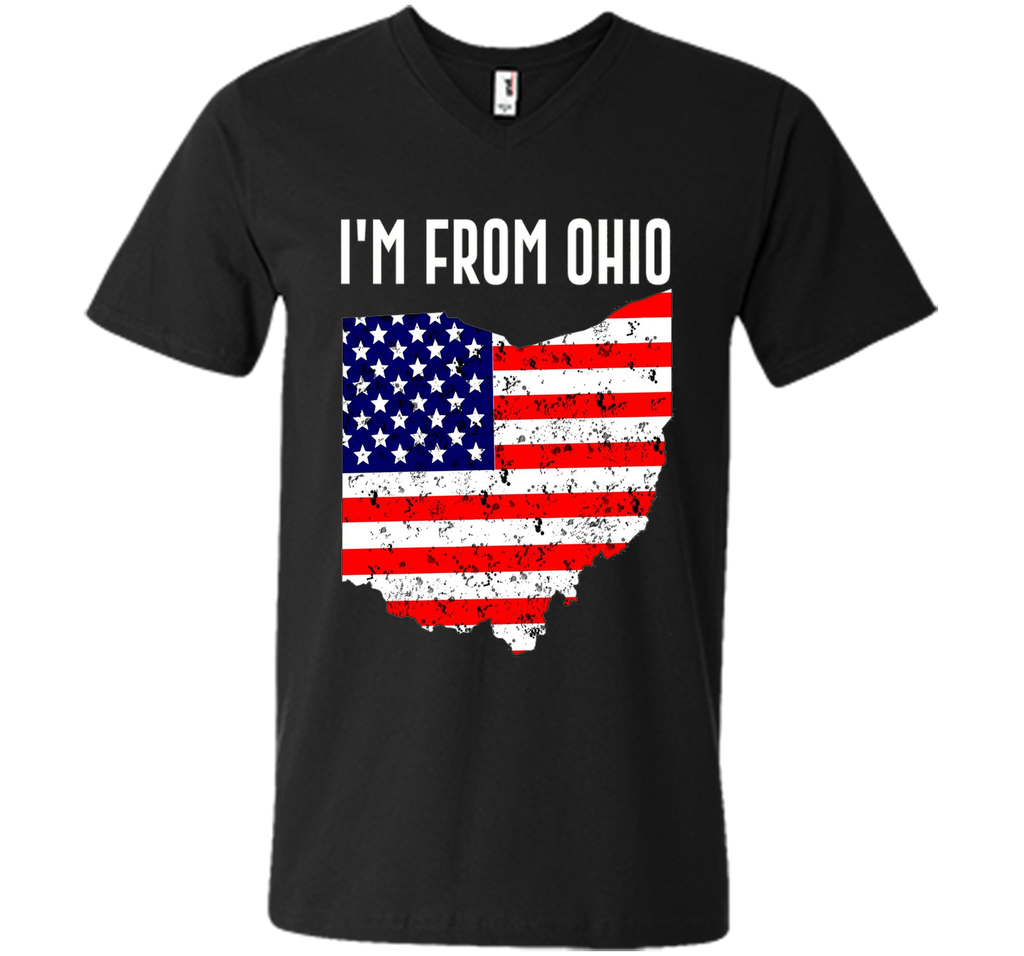 Proud of Ohio USA flag Independence day Tshirt