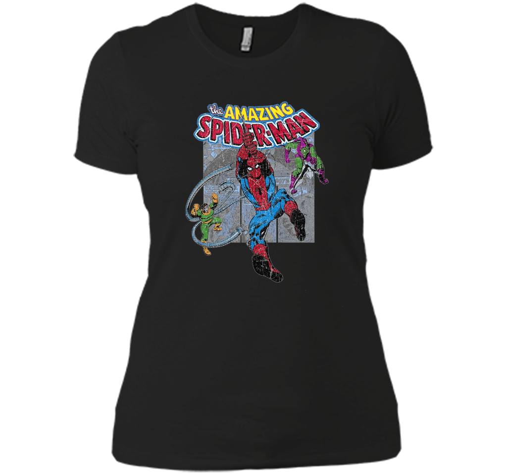 Amazing Spider-Man Battles Evil Graphic T-Shirt