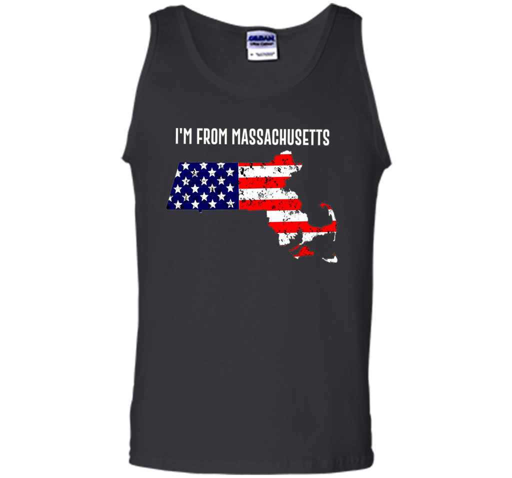 Proud of Massachusetts-US flag Independence day Tshirt