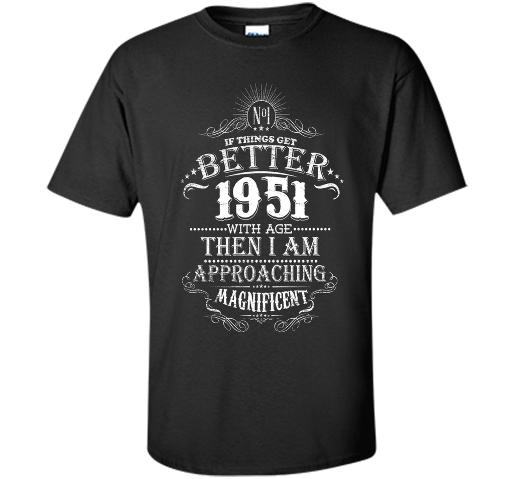 Vintage 1951 Birthday T-Shirt 66 Years Old Gift