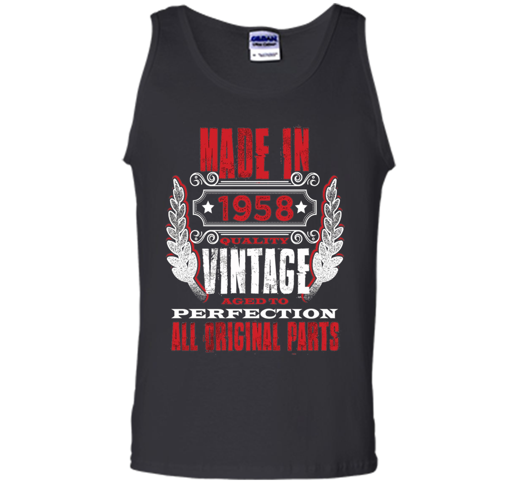 Made In 1958 Vintage 58th Birthday 58 Years Old Gift T-Shirt