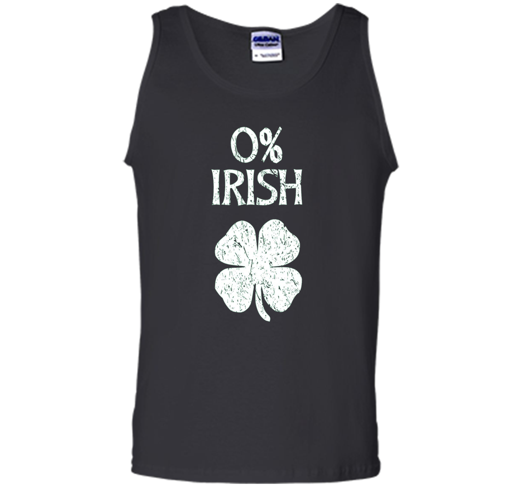 Short-Sleeve Unisex St. Patrick's Day T-Shirt with 0% Irish Screenprint