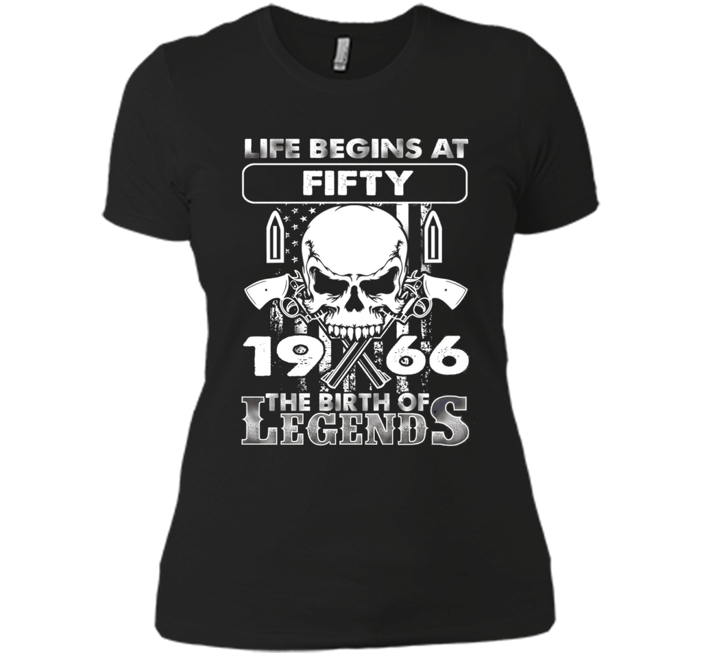 Life Begins At Fifty 1966 The Birth Of Legends - Gun TShirt