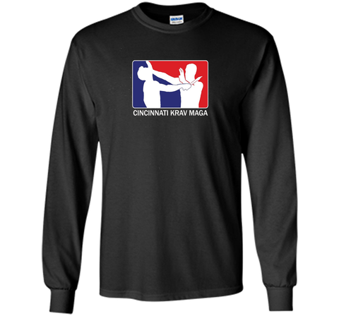 Cincinnati Krav Maga Red and Blue Logo T-Shirt