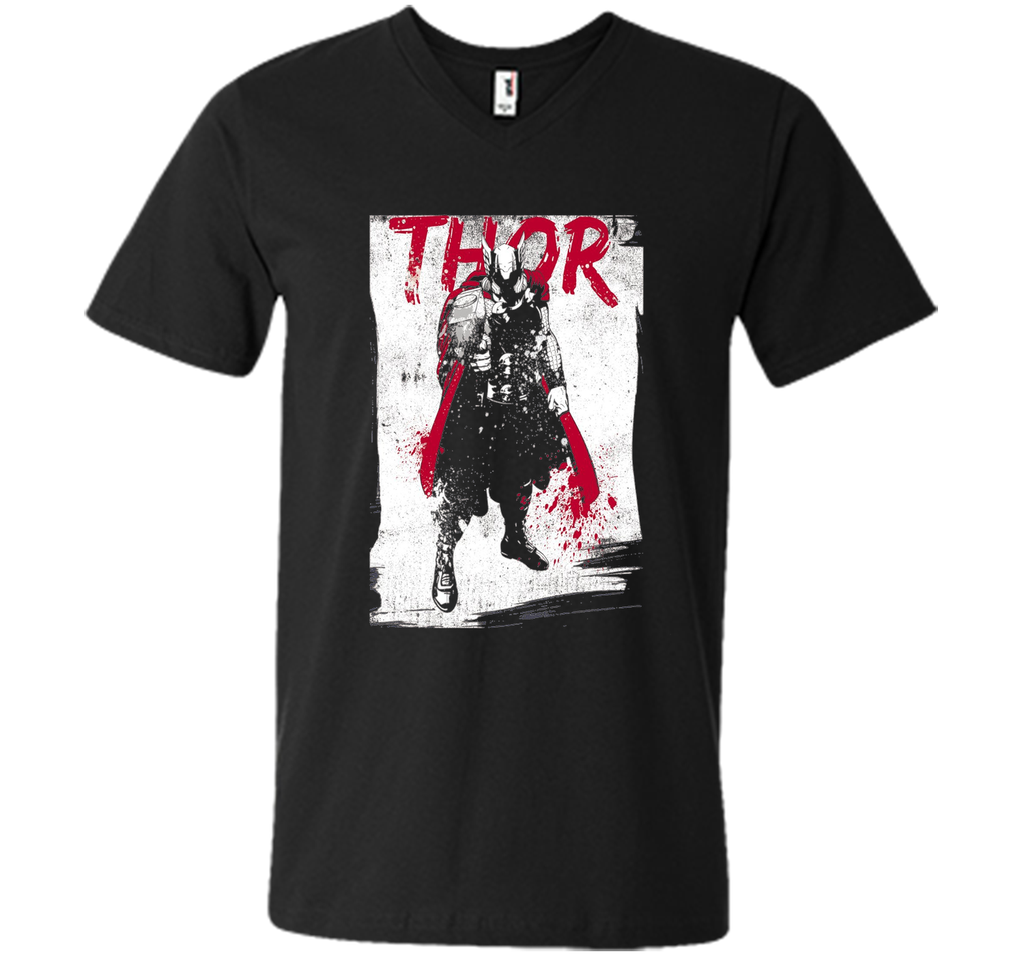 Thor Paint Splatter Print Graphic T-Shirt