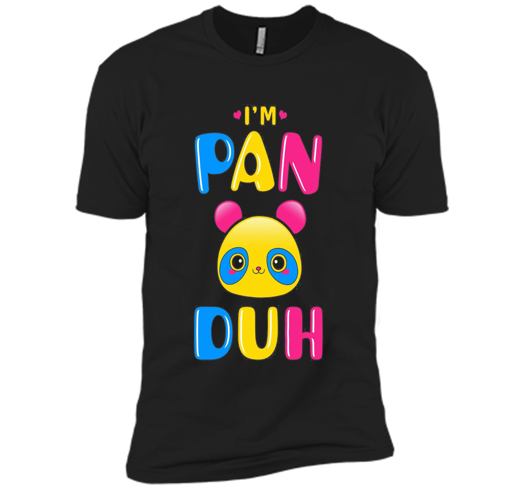 Pansexual Shirt Funny Gay Pride LGBT I'm Pan Duh Panda