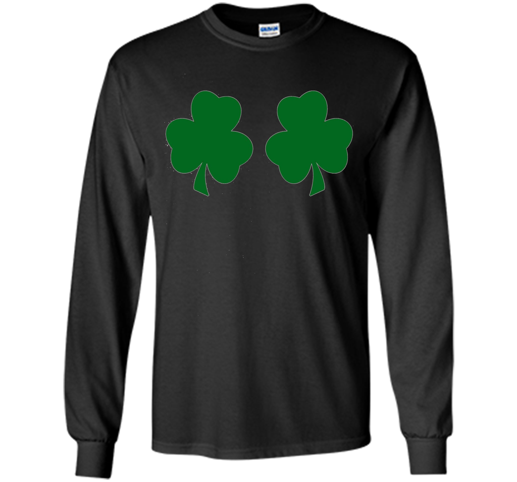 Irish Shamrock Boobs Funny St. Paddy's Day T-shirt