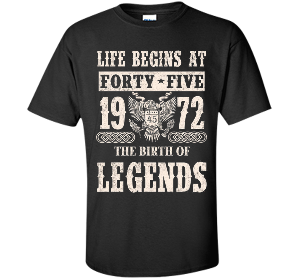 Life Begin At Forty-Five 1972 T Shirt