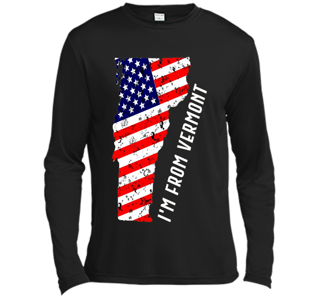 Proud of Vermont USA flag Independence day Tshirt