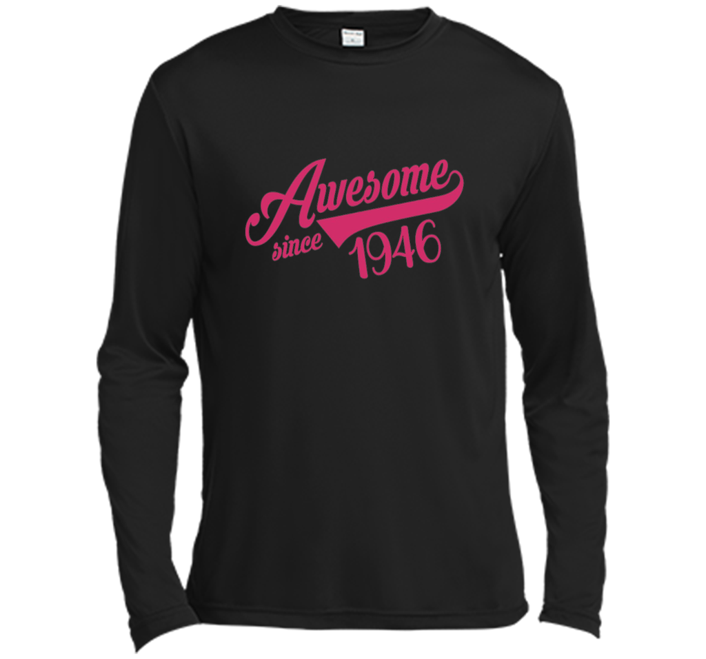 Awesome Since 1946 Womens T-Shirt Birthday Gift 70 Years Old