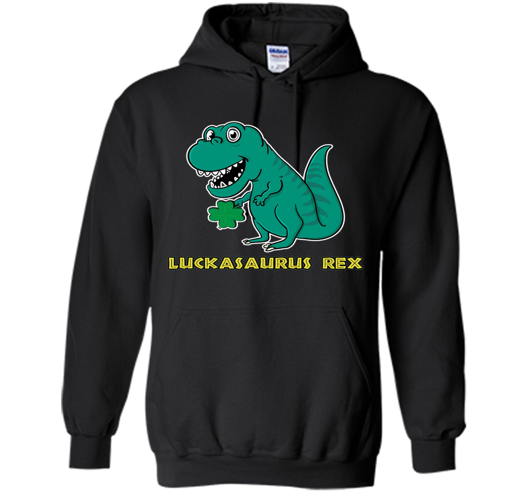 Luckasaurus Rex Dinosaur St.Patricks Day Shirt Kids ALL AGES