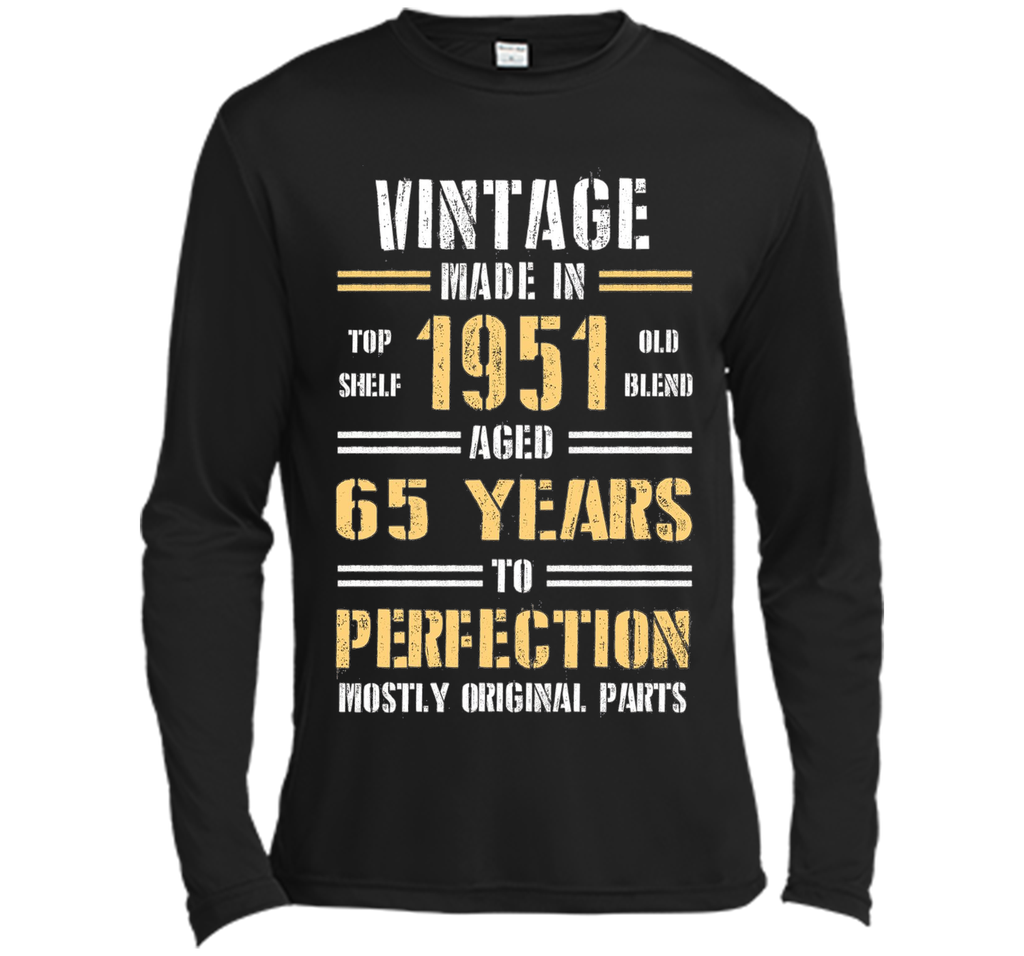 Funny Tshirt for Guy - Vintage Made In 1951 Birthday Tshirt