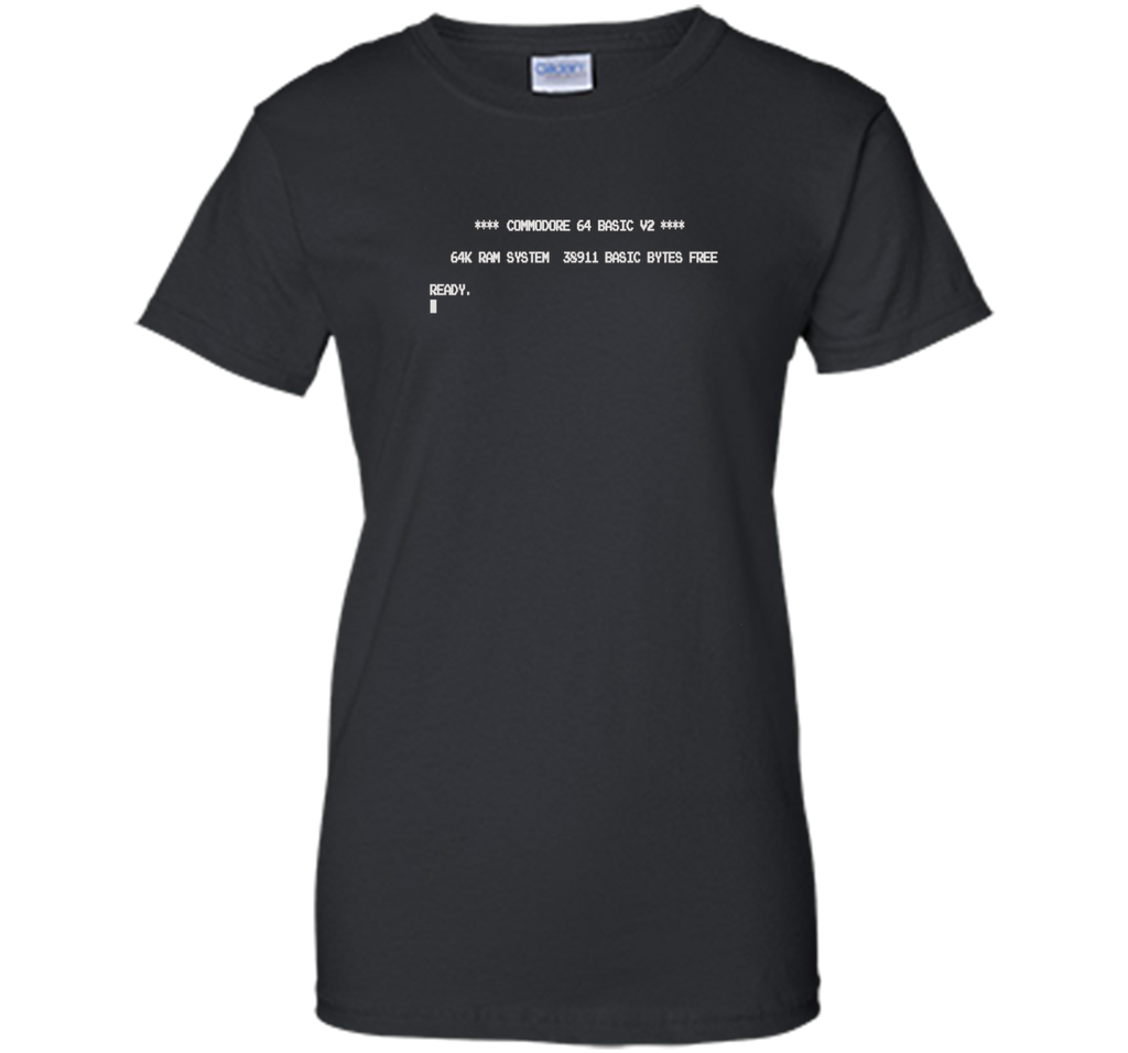 Retro C=64 Boot Screen Graphic Tee Shirt Vintage T-Shirt