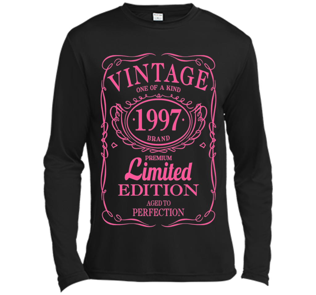 20th Birthday Gift Vintage 1997 Limited Edition T-Shirt Pink