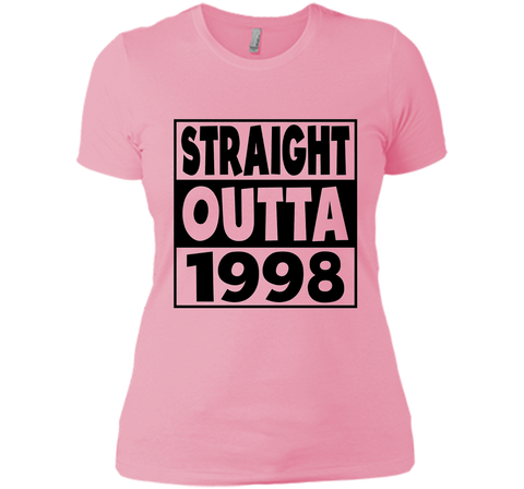 19th Birthday Gift T-Shirt Straight Outta 1998 White